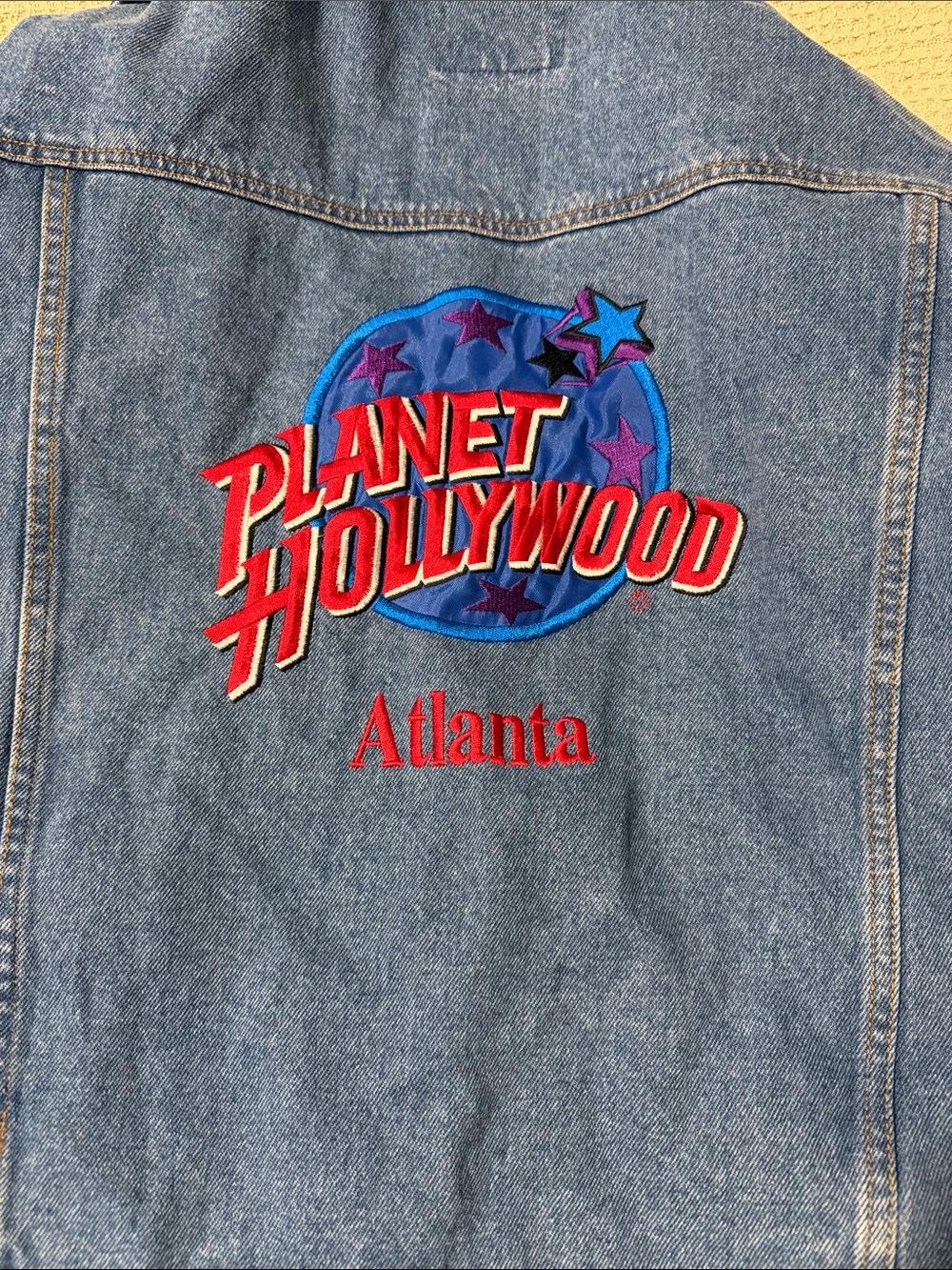 1990s Planet Hollywood Denim Jacket